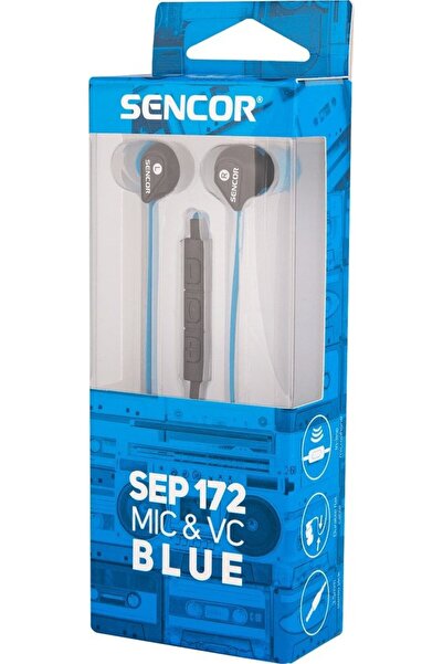Sencor SEP 172 VCM BLUE EARPHONES
