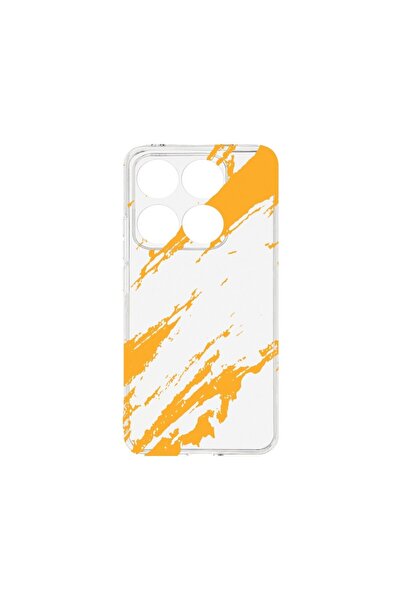 bestcase Husa pentru Xiaomi 14T, BestCase¬Æ Clear Silicon 2MM, Golden Stripes...