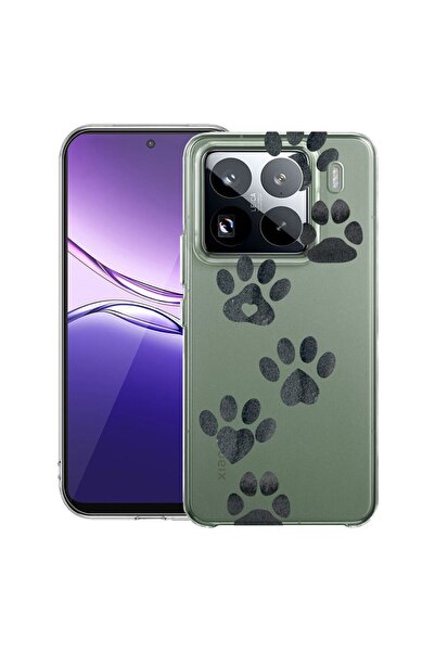 bestcase ¬Æ Husa Clear Slim Silicon Compatibila cu Xiaomi 15 Pro, Dog Paw, 20...