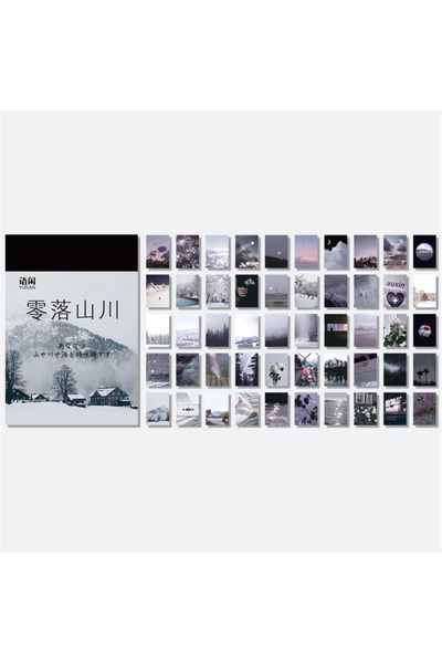 Choice D 50 Sheet World scenery Style Sticker Book Washi Paper Journal DIY Ma...