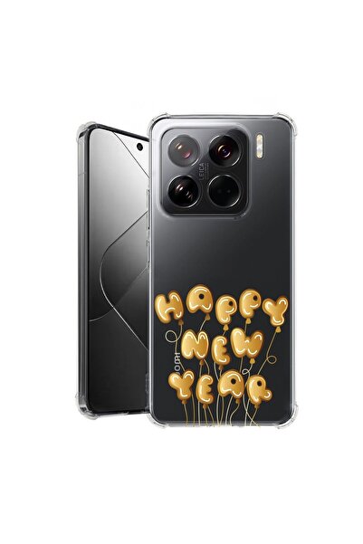 bestcase ¬Æ Husa pentru Xiaomi 15 Pro, Anti Shock 1.5MM, Happy New Year, Prot...