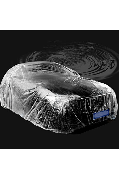 Choice 4.8mx7.5m gh230729104 Universal Car Shield Cover PE Transparent Covers...