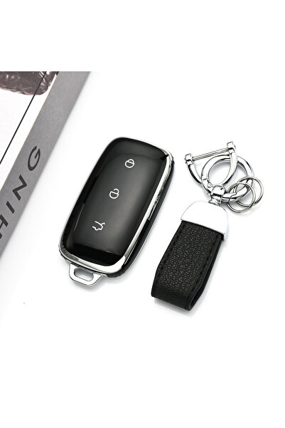 choice2 black set(SL) TPU Car Key Case Shell Fob Cover Keychain Accessories f...