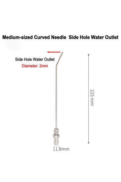choice2 PZ-003 Cleaning Needle Nozzle High Pressure 2.0mm Straight/Side Jet f...