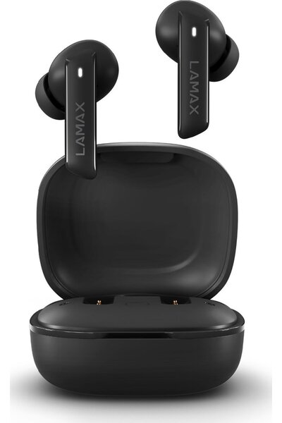 LAMAX Căști In-Ear Clips1 ANC negre BT 5.3 Autonomie 44 Std.