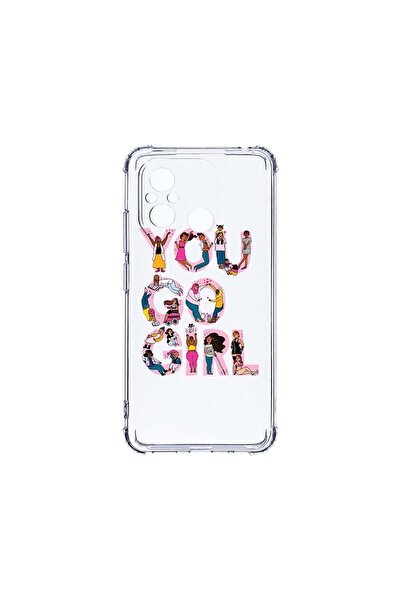 bestcase Противоударен калъф 1.5ММ, съвместим с Xiaomi Redmi 12C, Girl Power,...