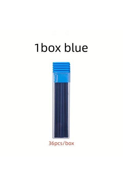 Choice 1box blue 36Pcs/Box Creative 2.0MM Multicolor Mechanical Pencil Lead 3...