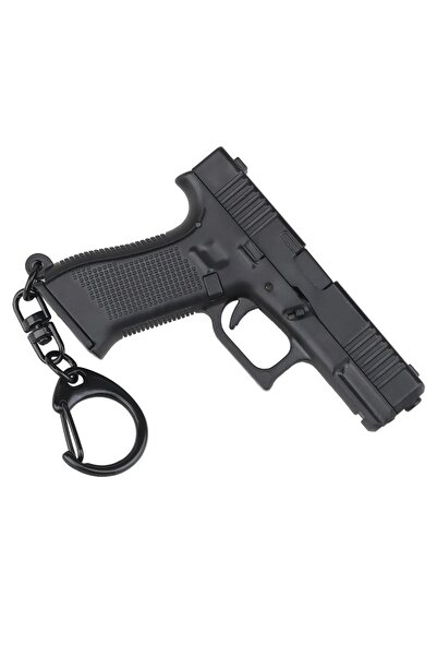 Choice black Mini Tactical Pistol Shape Car Keychain for Men Portable Decorat...