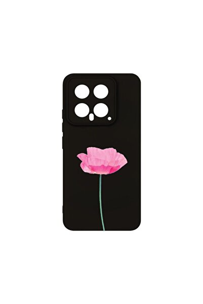 bestcase Премиум силиконов калъф, съвместим с Xiaomi 14, Розов - Пастелно роз...