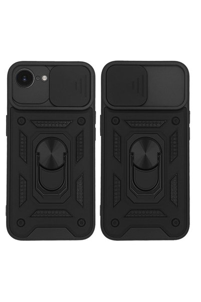 Sonique Θήκη Ring Armor CamPro για Apple iPhone 16e Μαύρο