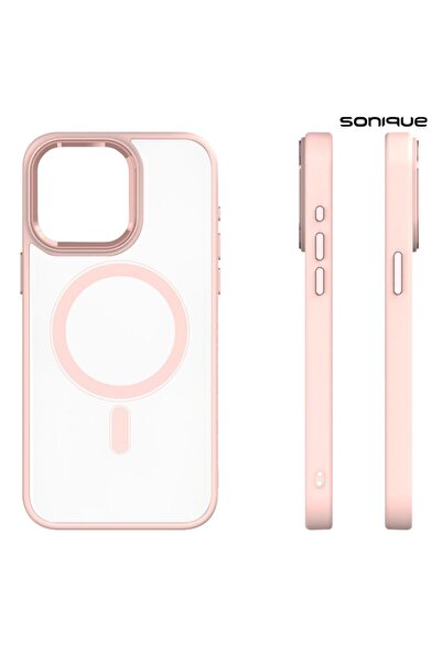 Sonique Θήκη Magnetic MagMetal Apple iPhone 13 Pro Ροζ