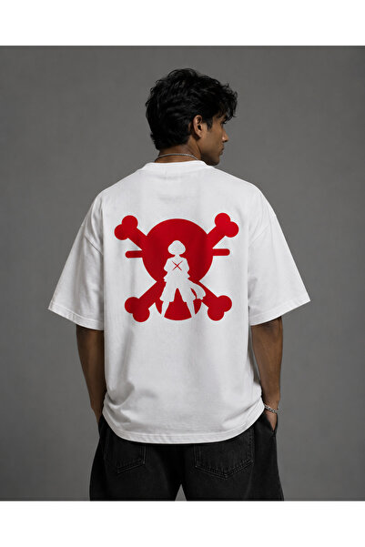 Nulivez One Piece Oversize Unisex T-Shirt - Anime Printed Back Pattern Street...