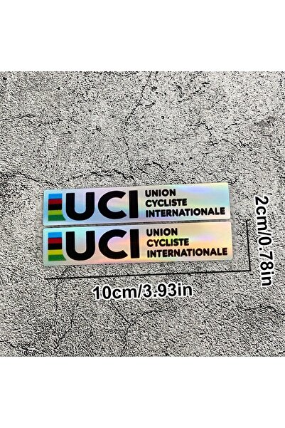 Choice a pair 2-Piece UCI Certified Laser Cut Bike Seat Bar Sticker - Waterpr...