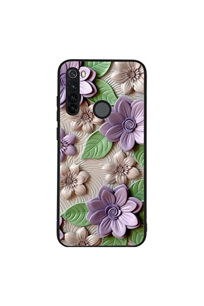 Sonique Θήκη 3D Flower Series για Xiaomi Redmi Note 8T Βιολετί