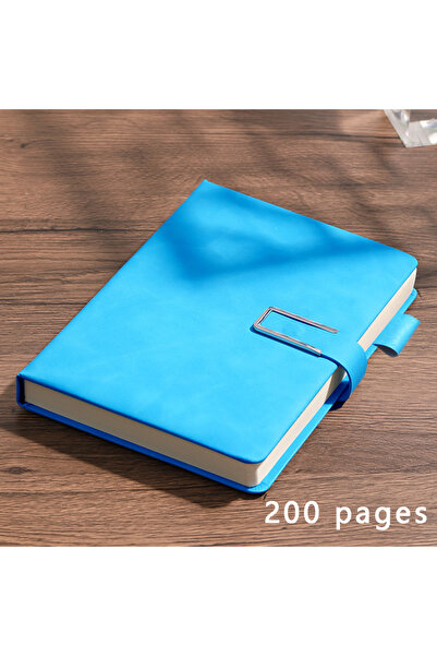 Choice6 A5 blue-200pages Personalized Vintage A5 Leather Notebook Soft Cover ...