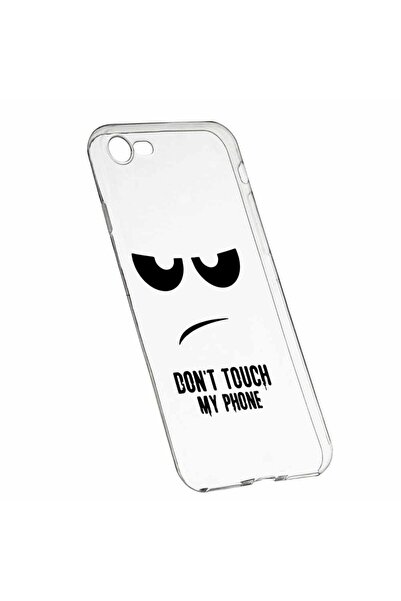 bestcase Husa Silicon, Transparent, Slim, Dont Touch My Phone, Xiaomi Redmi N...