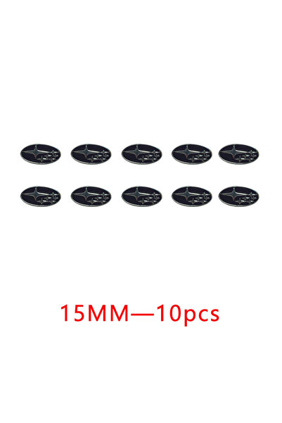 Choice1 15mm-10pcs 15mm Car Key Badge Emblem Replacement Car Key Stickers For...
