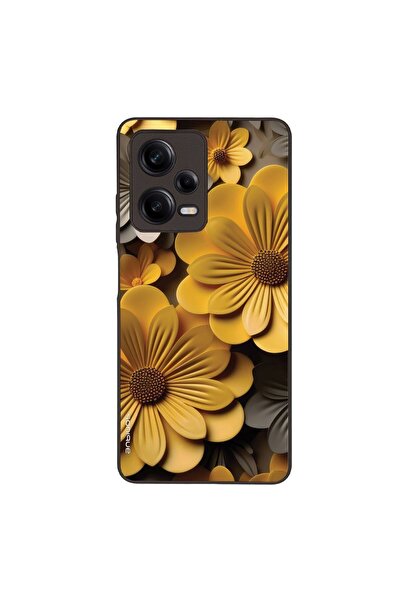 Sonique Θήκη 3D Flower Series για Xiaomi Redmi Note 12 Pro 5G Κίτρινο
