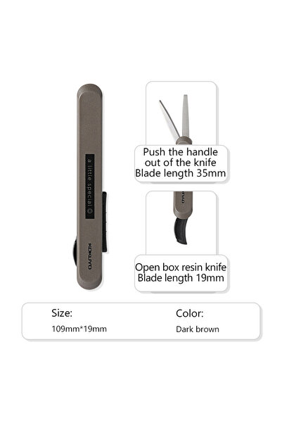 Choice A2 1pc Multifunctional Scissors Compact Pocket Portable Scalable Foldi...