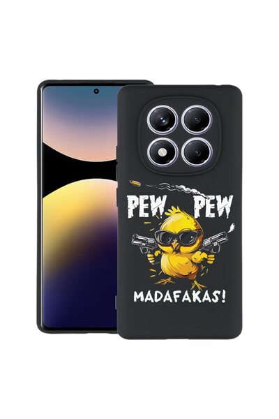 bestcase Husă pentru Xiaomi Redmi Note 15 5G cu Design Pew Pew, TPU Mat Ultra...