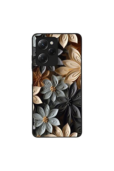 Sonique Θήκη 3D Flower Series για Xiaomi Poco X5 Pro 5G Γκρι