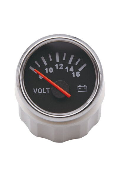 Choice1 BS 52mm Volt Gauge Marine Auto Voltmeter Universal 8-16V Waterproof G...