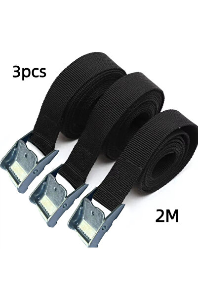 Choice 3PCS 2M 3pcs 2M Buckle Tie-Down Belt cargo straps for Car motorcycle b...