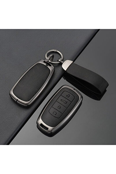 choice2 غطاء حافظة مفتاح السيارة الأسود لسيارات شيري جايكو J7 J8 7 PHEV 2025 ...