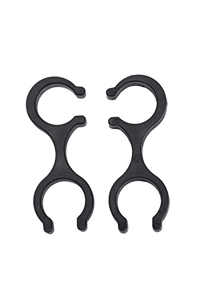 Choice A 2Pcs Outdoor Hiking Poles Buckle Cane Clip Accessories Plastic Walki...