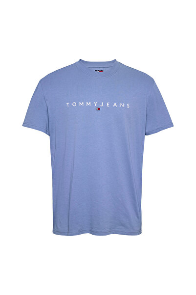 Tommy Hilfiger Tricou bărbătesc cu mânecă scurtă: Tricou cu logo liniar, croi...