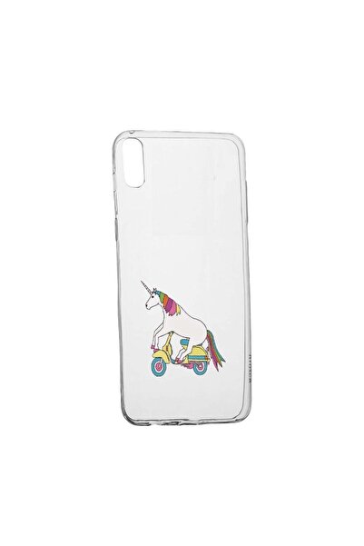 bestcase Θήκη σιλικόνης συμβατή με Xiaomi Redmi 9AT, Μονόκερος στο δρόμο, ανθ...