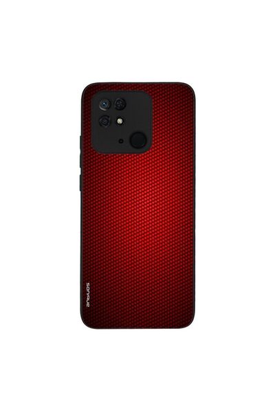 Sonique Θήκη Carbon Series για Xiaomi Redmi 10C Κόκκινο