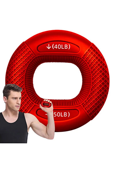 Choice4 40LB Silicone Finger Grip Strengthener Hand Wrist Exercise Ring For C...