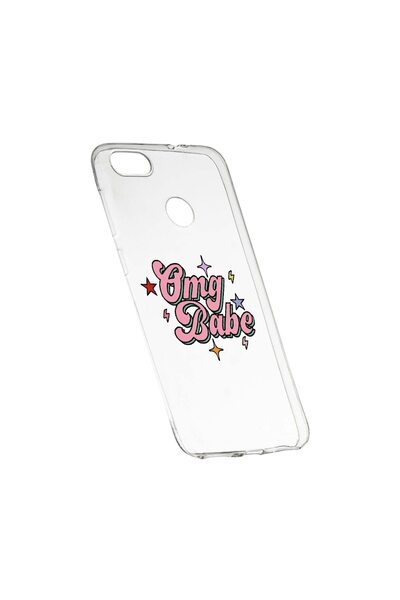 bestcase Защитен калъф с надпис OMG Babe, за Xiaomi Redmi Y1 / Redmi Note 5A,...