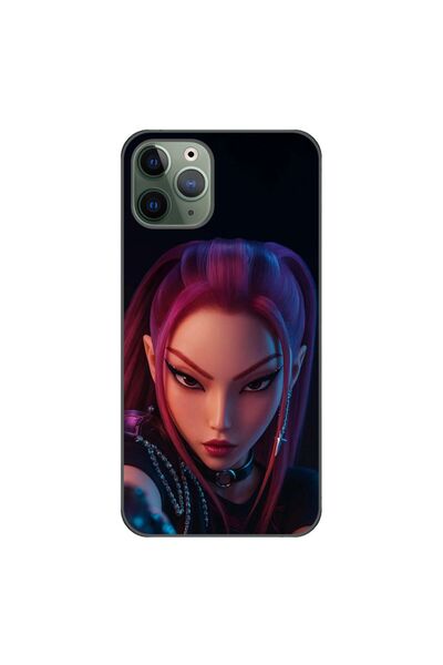OEM Husa compatibila cu Apple iPhone 11 Pro Max Silicon Gel Tpu Model KPop De...