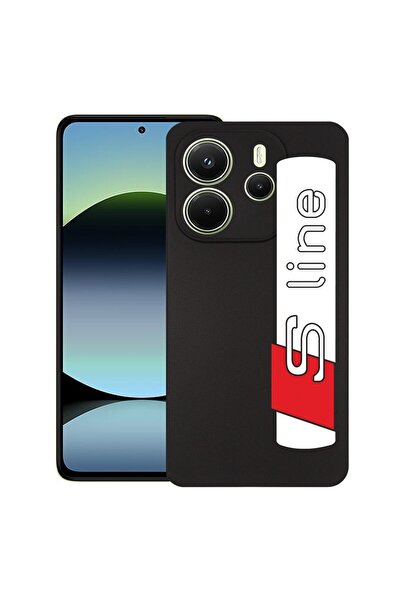 bestcase ¬Æ Husa pentru Xiaomi Redmi Note 14, Audi S Line, Slim Silicon 0.8MM...