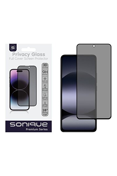 Sonique Privacy Glass Premium Series HD Full Cover 9H Xiaomi Redmi Note 14 5G...