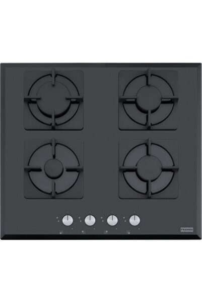 Franke FHNS 604 4 G BK C Plită pe gaz încorporabilă, sticlă neagră, 4 arzătoare