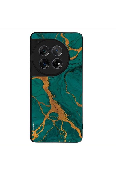 Sonique Θήκη Marble Series για OnePlus 12 5G Πράσινο