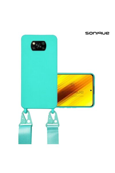 Sonique Θήκη Σιλικόνης με Strap CarryHang Xiaomi Poco X3 NFC / Poco X3 Pro Γα...