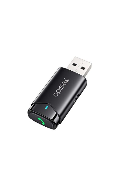 Yesido Αντάπτορας Bluetooth Αυτοκινήτου 5.0 USB σε AUX YAU40 Μαύρο