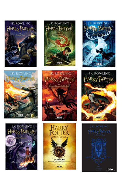 Yapı Kredi Yayınları Harry Potter Serisi - Tüm Kitaplar 8+1 (Set) (9 Kitap) (...