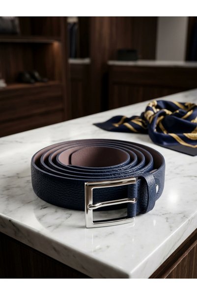 UstaDerici 100% Genuine Buffalo Leather 3 cm Double Layer Women's Belt