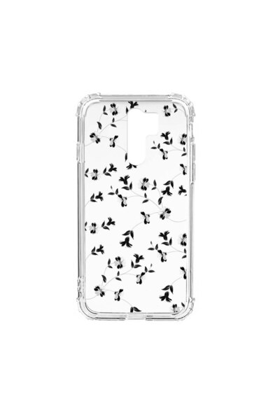 bestcase Husa Anti Shock Silicon Compatibila Cu Xiaomi Redmi 9, Black Flowers...