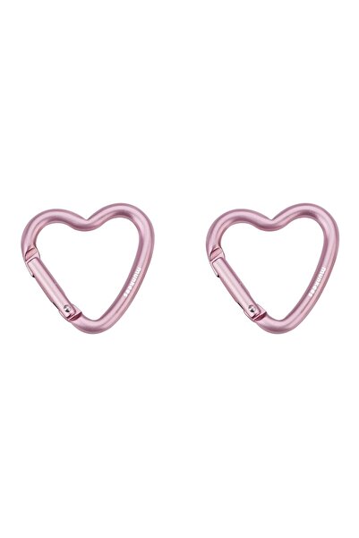 Munkees Carabinieră unisex colorată în formă de mini inimă, 2 bucăți - Roz - ...