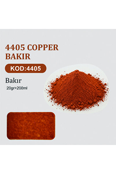 STENCİLTASARIM Stencil Tasarım 4405 Bakır Kadife Tozu 20 gr (200ml)