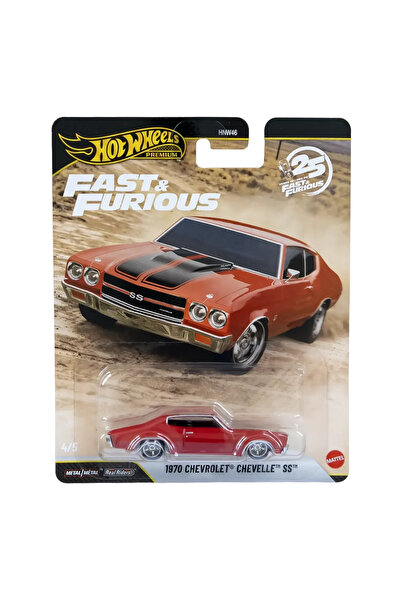 HOT WHEELS Premium Fast Furious 25. Yıl 1970 Chevrolet Chevelle SS HNW46 - 979P