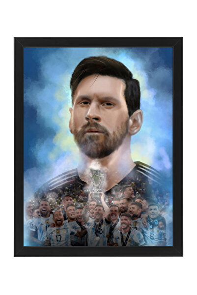 Boomah Accessories Lionel Messi Argentina Champion FIFA World Cup Poster with...