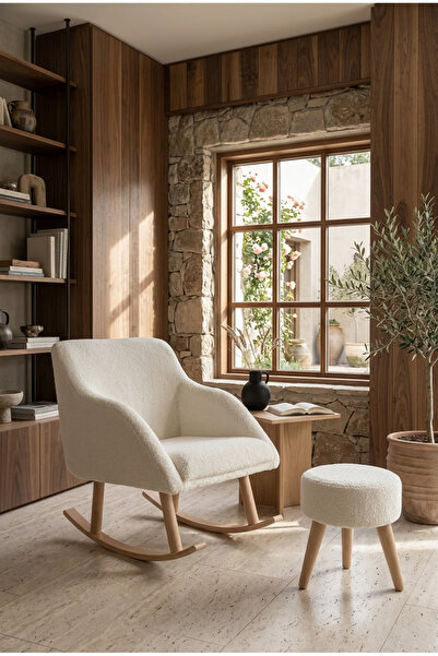 Pure Home Sallanan Sandalye ve Puf