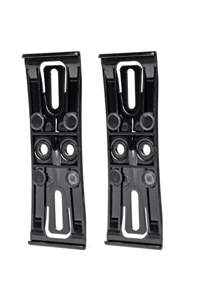 AMIO Set 2 Buc Suport Numar Inmatriculare Slim Negru 03181